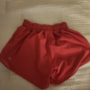 lululemon athletica Red Athletic Shorts Lightweight Performance